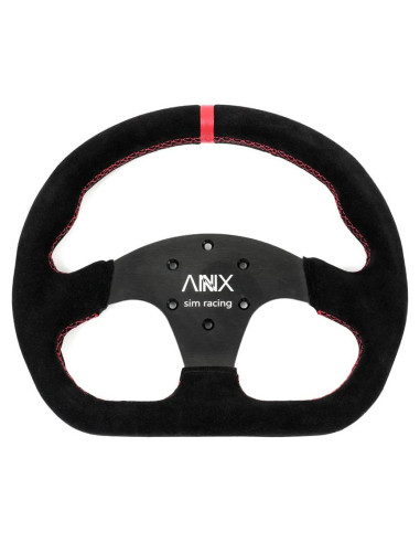 Volante de Carreras RASTP 32.5cm Cuero Suede Negro