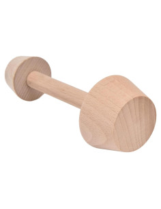 Tamper de Tartas de Madera Cyrank Doble Cara 80g