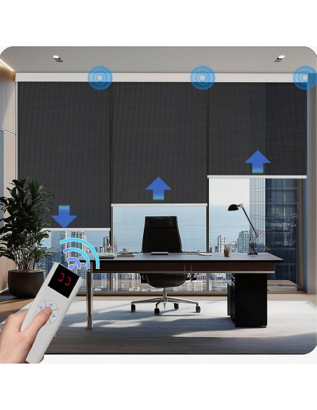 Control Remoto 16 Canales para Persianas Eléctricas Blanco