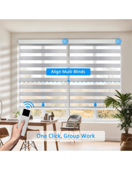 Control Remoto 16 Canales para Persianas Eléctricas Blanco