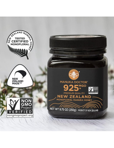 Miel de Manuka Monofloral Manuka Doctor MGO 925+ 247.5 g