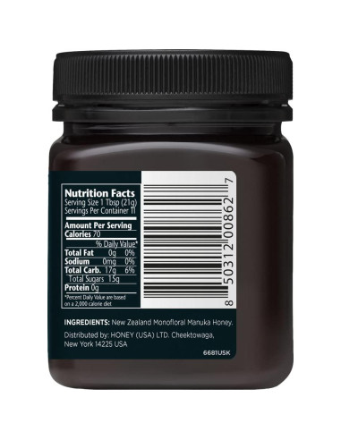 Miel de Manuka Monofloral Manuka Doctor MGO 925+ 247.5 g