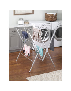 Estante de Secado Metálico Whitmor Sobredimensionado Plata 2