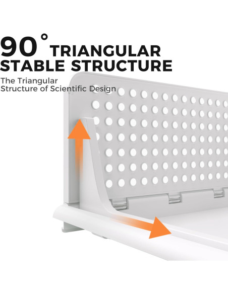 Cesta de Almacenamiento Plástica Apilable Pinkpum 4 Pzas