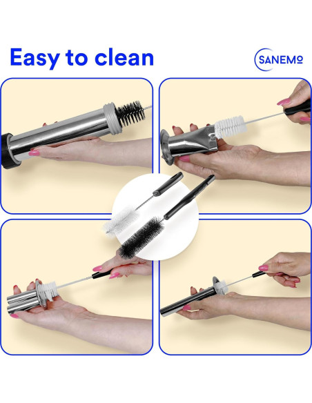 Pistola de Jerky SANEMO 0.68 kg con 5 Boquillas y Accesorios