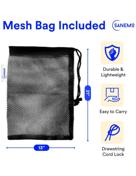 Pistola de Jerky SANEMO 0.68 kg con 5 Boquillas y Accesorios