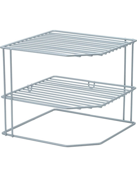 Estante de Esquina Kitchen Details 3 Niveles Hierro Gris