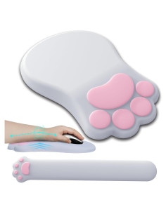 Almohadilla Ergonómica L-SPOUTTO Gris con Reposamuñecas