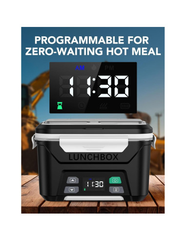 Caja de Almuerzo Eléctrica EAST OAK 5.5 Tazas Sin Cable