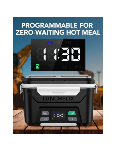 Caja de Almuerzo Eléctrica EAST OAK 5.5 Tazas Sin Cable