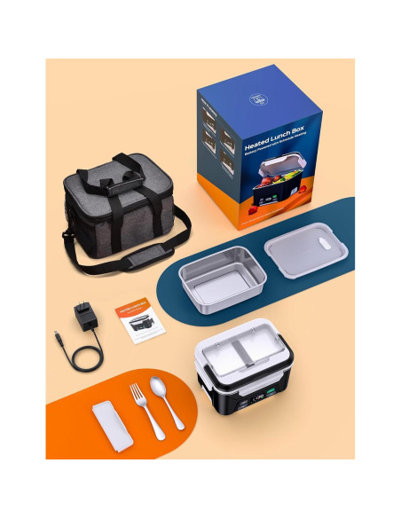 Caja de Almuerzo Eléctrica EAST OAK 5.5 Tazas Sin Cable