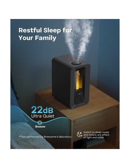 Humidificador ultrasónico BREEZOME 6L con difusor de aceites