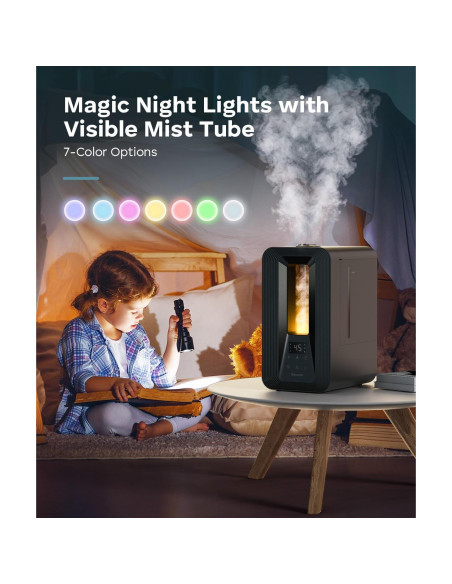 Humidificador ultrasónico BREEZOME 6L con difusor de aceites
