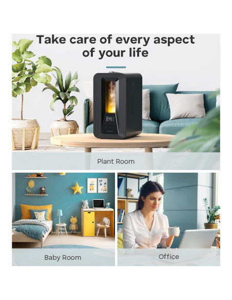 Humidificador ultrasónico BREEZOME 6L con difusor de aceites
