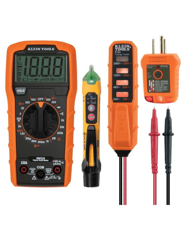 Kit de Multímetro Digital Klein Tools MM320KIT 600V
