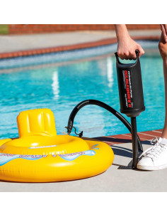 Bomba de mano doble acción Intex 35,56 cm inflables 2