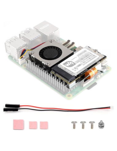 Placa Adaptadora PCIe a M.2 NVMe Waveshare para Raspberry Pi 5