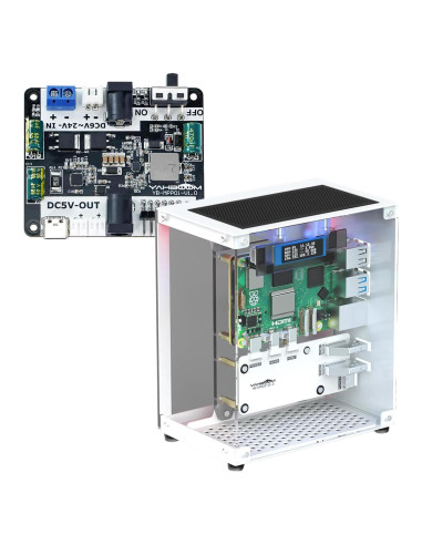 Placa de Expansión de Potencia Yahboom para Raspberry Pi 5 8GB