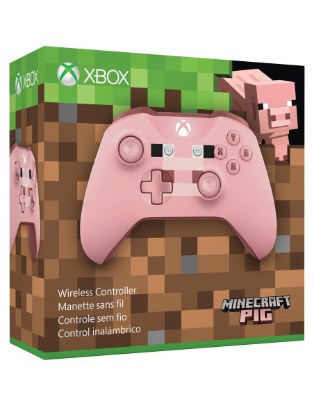 Controlador Inalámbrico Microsoft Xbox Cerdo Minecraft