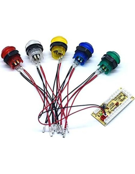 Cable de Poder LED Arcade Arcity 2 Pcs 2.8mm para USB