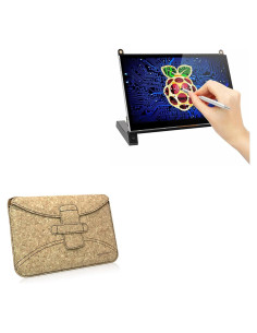 Funda BoxWave Corcho para Raspberry Pi 4 Monitor Táctil 7"