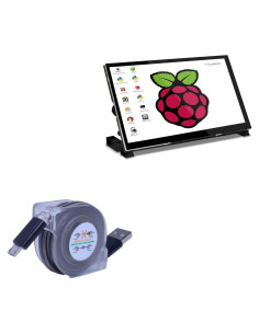 Cable Retráctil USB 2.0 BoxWave para Monitor Táctil 63.5 cm