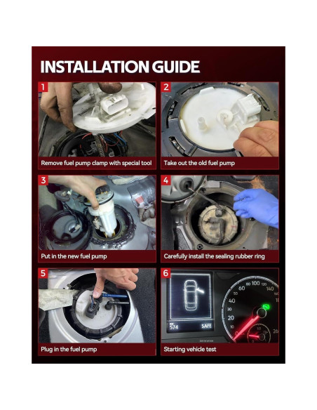Bomba de Combustible Eléctrica Torchbeam FG2130 para Toyota Tacoma 2016-2022