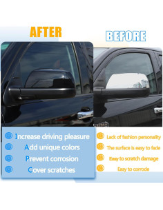 Cubierta de Espejo Retrovisor Lateral Toyota Tundra 2007-2021 2