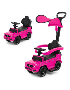 Coche de Empuje Costzon 3 en 1 Mercedes Benz Rosa