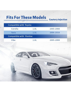 Boquillas de Inyector de Combustible Gautory para Toyota y Pontiac 2
