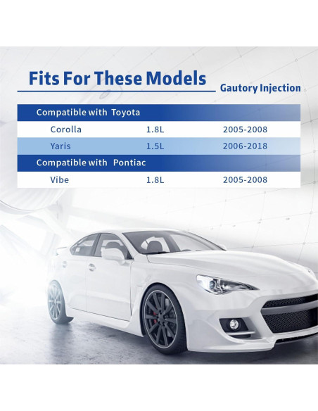 Boquillas de Inyector de Combustible Gautory para Toyota y Pontiac