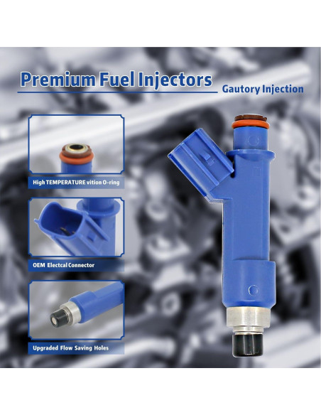 Boquillas de Inyector de Combustible Gautory para Toyota y Pontiac