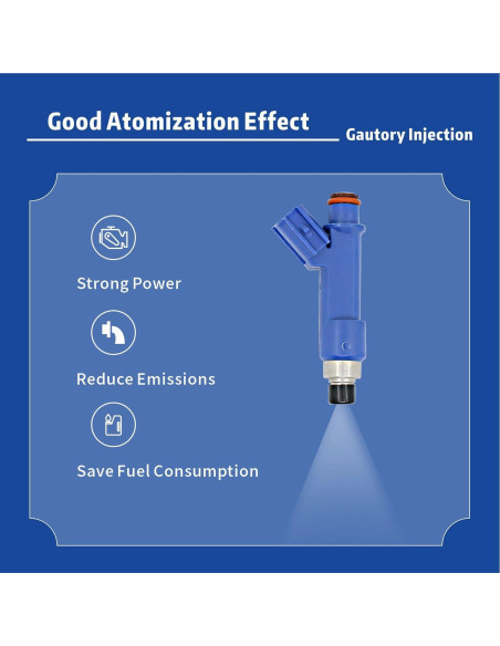 Boquillas de Inyector de Combustible Gautory para Toyota y Pontiac
