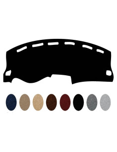 Cubierta de tablero personalizada The ArtDeco para Toyota Corolla 1993-1997 - Negro