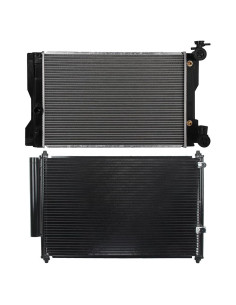 Radiador OCPTY 13106 + Condensador para Toyota Corolla 2009-2017