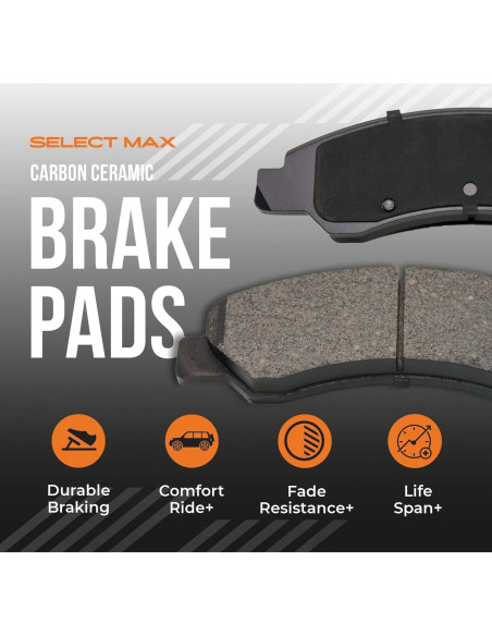 Kit de Frenos Delantero y Trasero Max Advanced Brakes Toyota Corolla 2009-2019