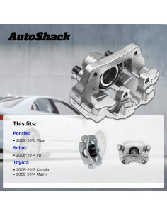 Calipers de Freno Delantero AutoShack BC30218PR para Toyota y Pontiac 2
