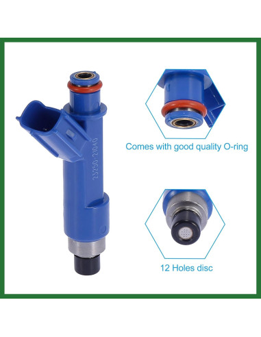Inyectores de Combustible Motoforti 4pcs 23250-21040 Toyota Yaris