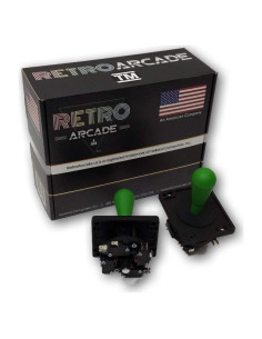 Joystick Arcade RetroArcade Verde 8 Direcciones Preciso