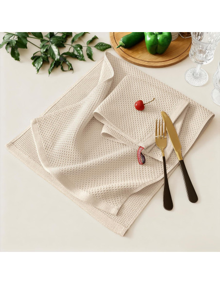 Kitinjoy Juego de Toallas de Cocina 100% Algodón 8 Piezas