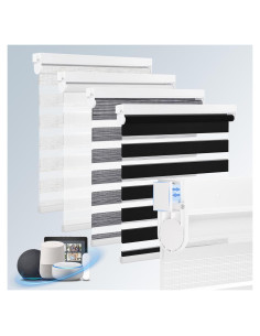 Persianas Zebra Motorizadas Grandekor 50.8x50.8cm Personalizadas