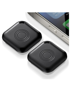 Air Tags 2 Paquete Rastreador Inteligente Apple iOS 14.6+ Negro