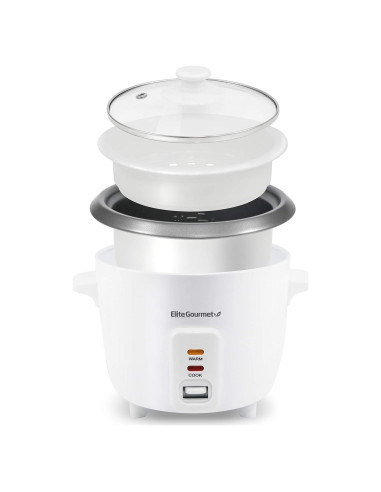Cocinero de Arroz Eléctrico Elite Gourmet 6 Tazas Antiadherente