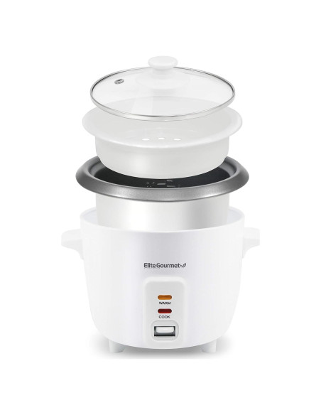 Cocinero de Arroz Eléctrico Elite Gourmet 6 Tazas Antiadherente