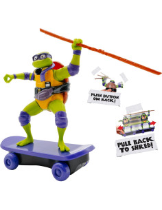 Juguete Patineta Donatello Tortugas Ninja Coleccionable 3+ 2