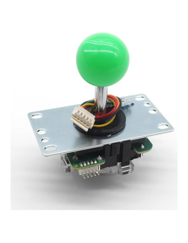 Joystick Sanwa JLF-TP-8YT Verde, Ajustable 4/8 Vías