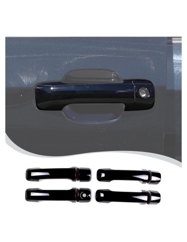 Cubierta de Manija de Puerta Exterior LLKUANG para Toyota Tundra/Sequoia
