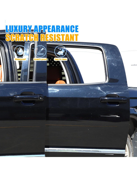 Cubierta de Manija de Puerta Exterior LLKUANG para Toyota Tundra/Sequoia