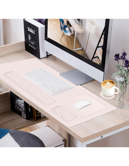 Alfombrilla de Juego Ergonómica Mosiso 5 en 1 Albaricoque