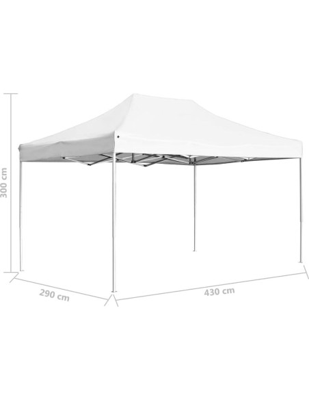 Carpa Plegable para Fiestas FEMICON 4.5x3.0m Impermeable Blanca